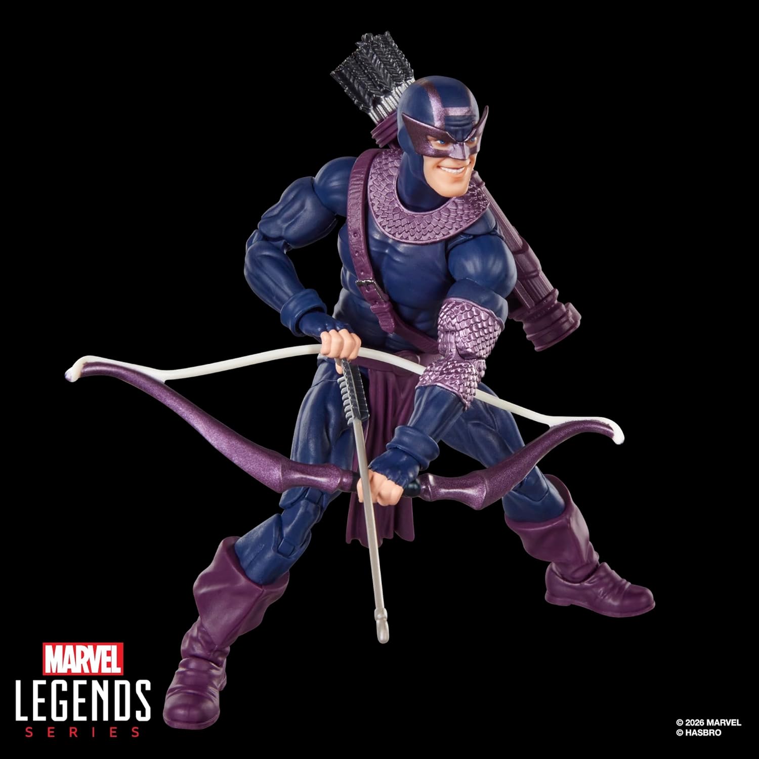 Marvel Legends Series Dark Avengers Hawkeye, Dark Avengers Comics Collectible 6-Inch Scale Action