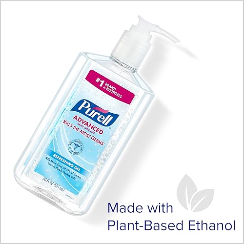 Miniatura 7 de Desinfectante instantáneo avanzado para las manos PURELL, botella, Transparente, 12