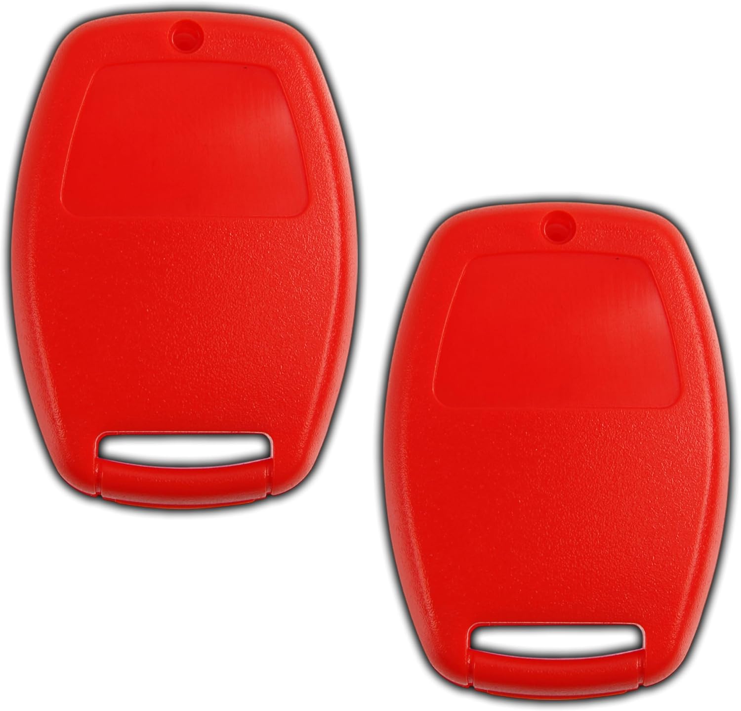 2X KeylessOption Key Fob Case Replacement for 2006 2007 2008 2009 2010 2011 2012 2013 2014 Acura TL Honda Civic Accord Pilot Remote Shell Kit, 4-Button No Chip Slot Holder, No Cutting Necessary