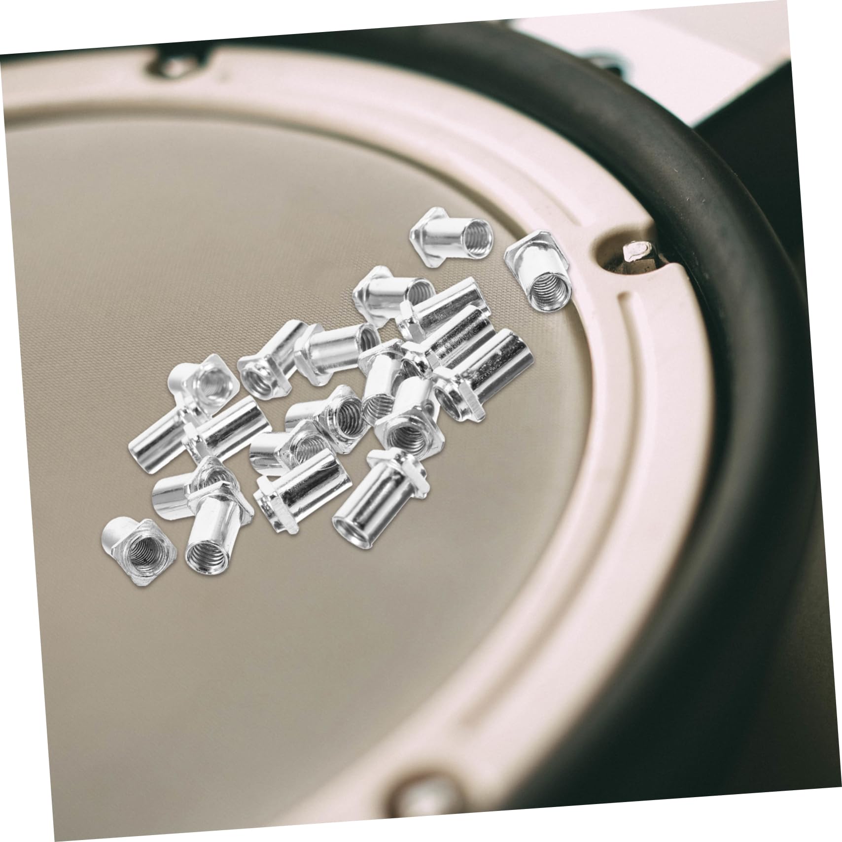 20Pcs Drum Swivel Nuts Replacement for Tom Lug Essential Spare Parts for Electronic and Acoustic Drums Floor Drum Accessories Durable Drum Supply