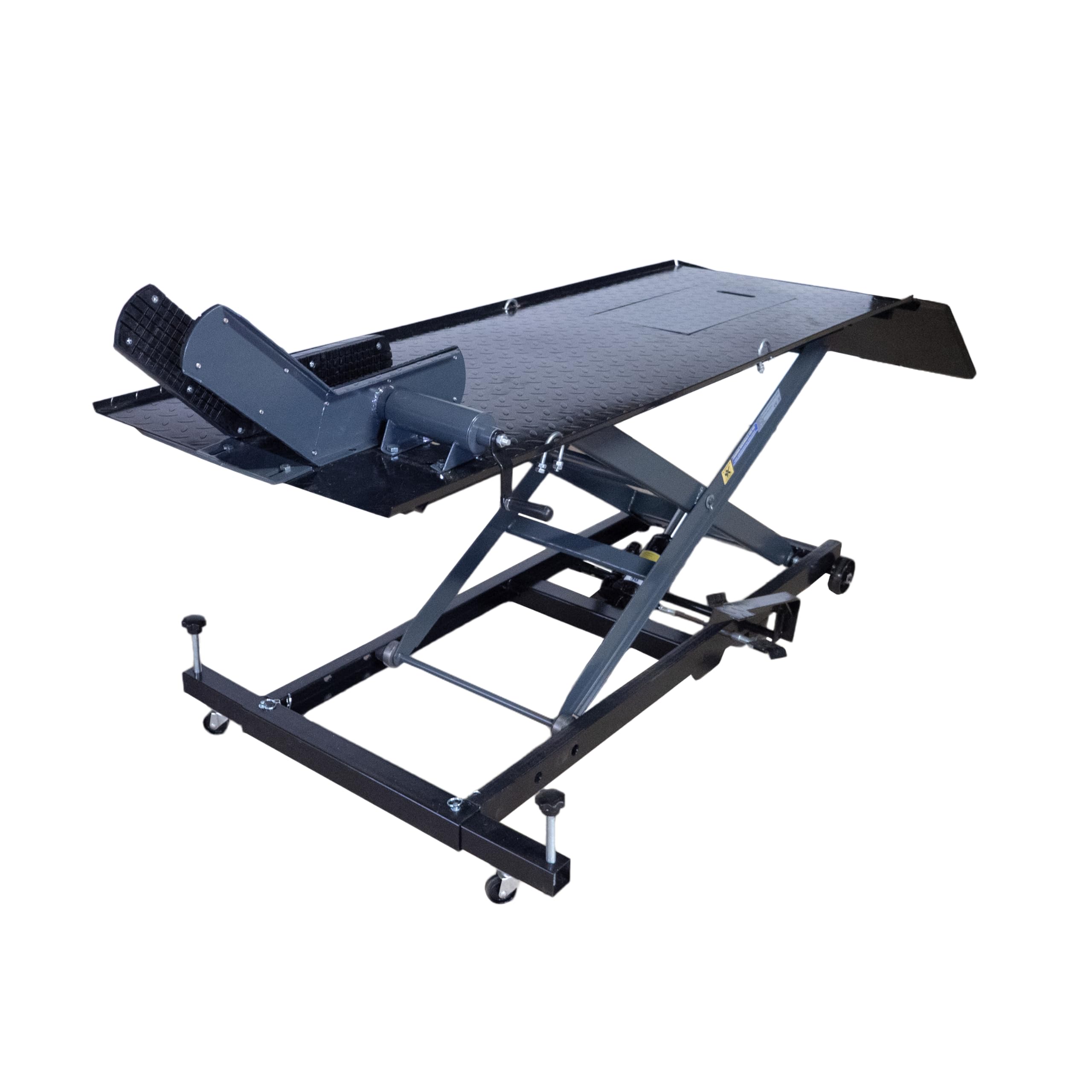 BPAC Table Elevatrice Moto 450 KG Hydraulique - Table Elevatrice Atelier pour Moto - Largeur 60 cm