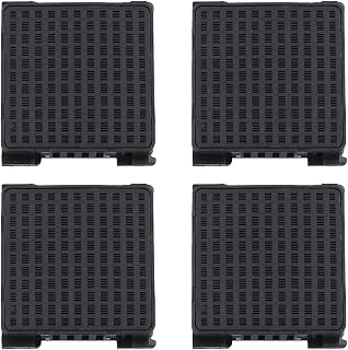 Filtro de carbón activado para nevera Liebherr, purificador de aire de carbón de cáscara de coco, reemplazo de olor de refrigerador, compatible con los modelos 9096989 9882429 (paquete de 4)