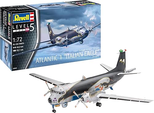 Revell 03845 Breguet Atlantic 1" Italian Eagle 172 Escala 172 Kit de modelo de plástico sin construirsin pintar