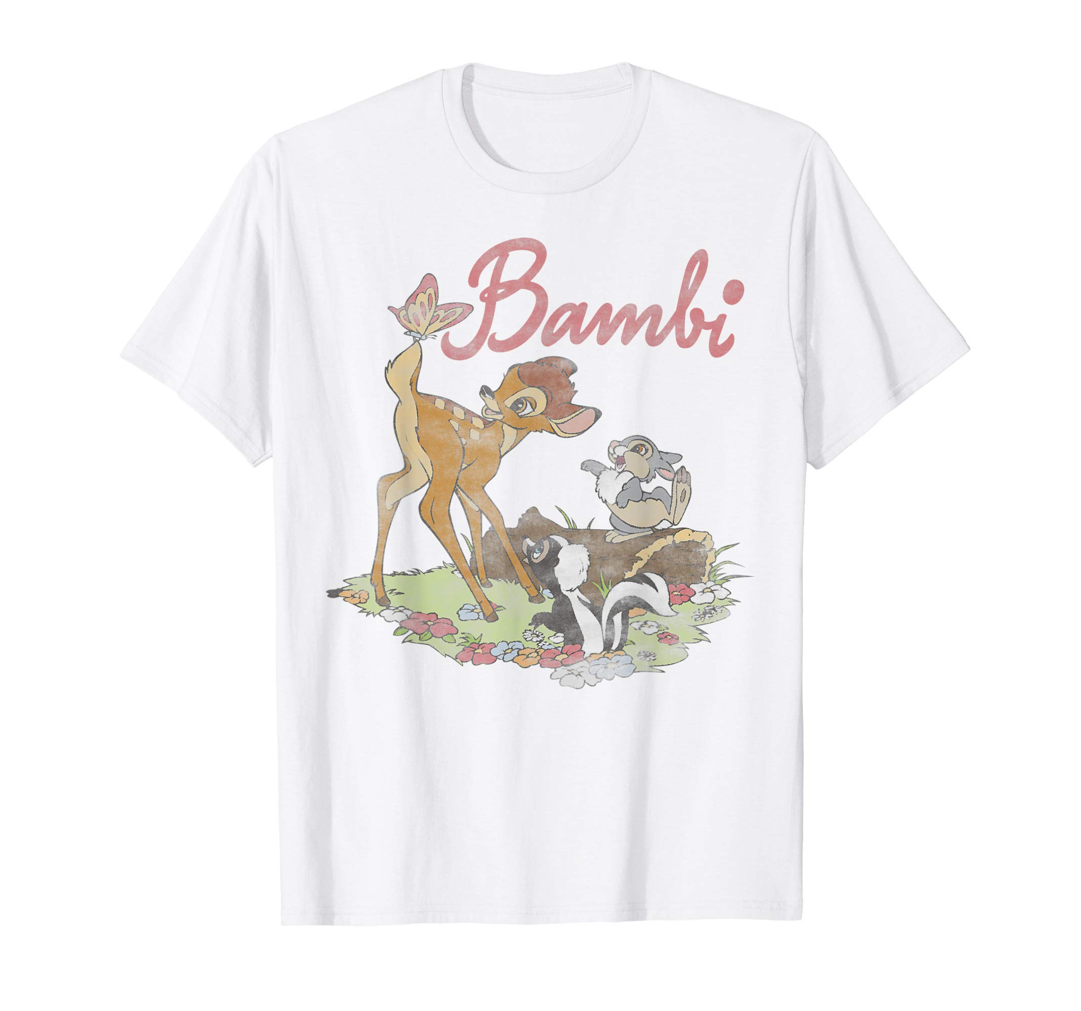 Disney Bambi Group Shot Logo T-ShirtOEKO-TEX STANDARD 100