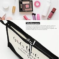 Vista 44 de Monogrammed for Women Initial bridesmaid gifts, Personalized monogram Monogram Cosmetic Bag,Travel Makeup Bag Suitable for Wedding weekend Beach