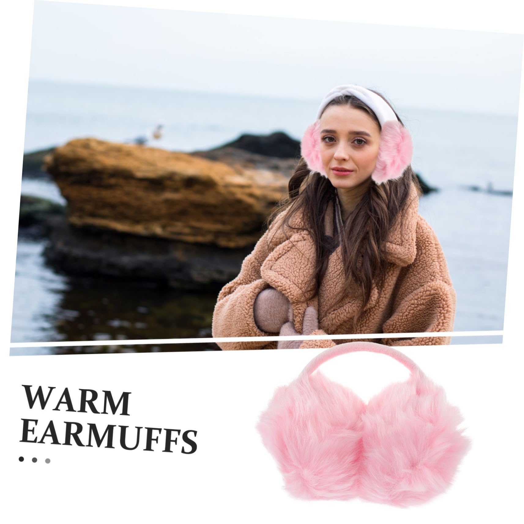 SOESFOUFU Winter Ear Cover for Men Women Soft and Warm Reusable and Washable Perfect for and Cold Weather