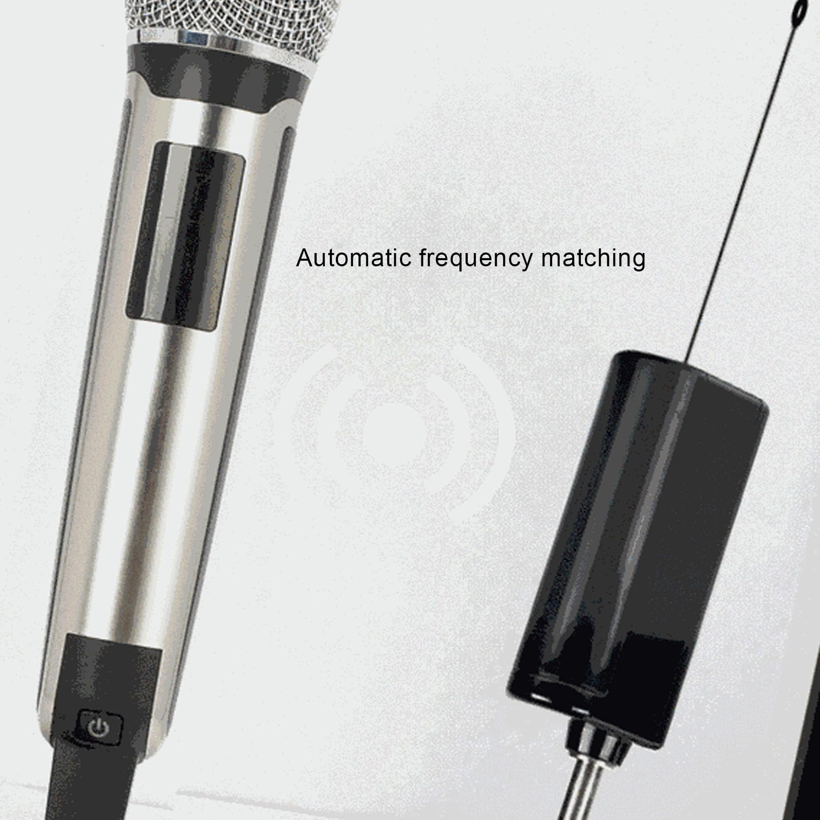 Dynamiczny Mikrofon Wokalny z Włącznikiem/wyłącznikiem, Sferyczna Maskownica z Wbudowanym Filtrem Pop, Klipsem Mikrofonowym A25D, Ręczny Mikrofon Dynamiczny UHF do Występów ze