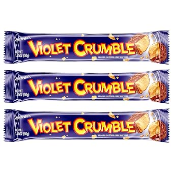 Violet Crumble 50gm Pack of 3 Bars Australian