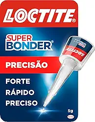 Cola Loctite Super Bonder Precisão, cola universal para reparos precisos, cola instantânea de alta performance, embalagem de 1 x 5g