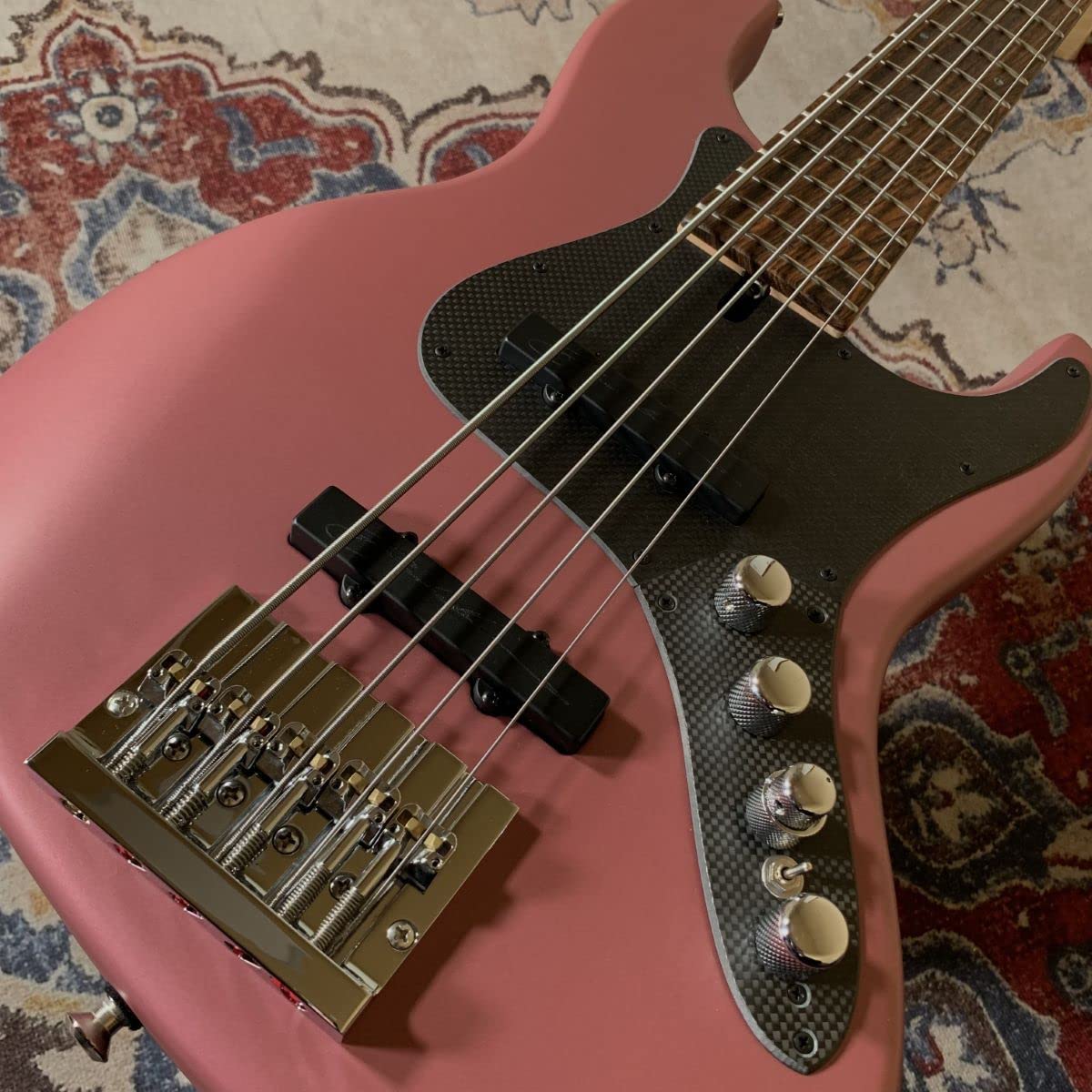 Amazon | Brubaker Guitars JXB-USA-5 / Burgundy #024-22 5弦エレキ