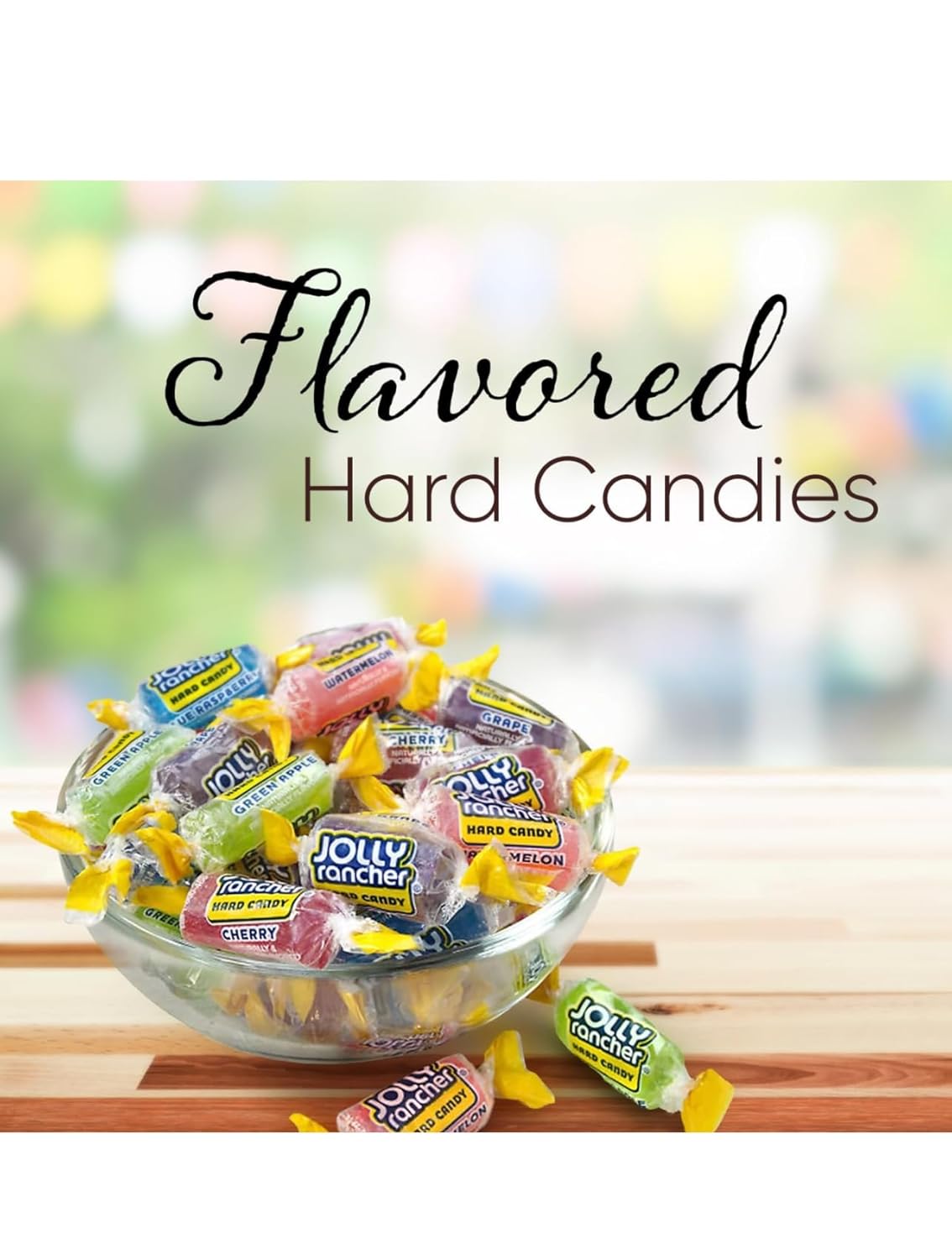 Jolly Ranchers Hard Candy Bulk | Assorted Flavors -Jolly Ranchers Candy Variety Mix -Individually Wrapped Candy | (2 - LBS)