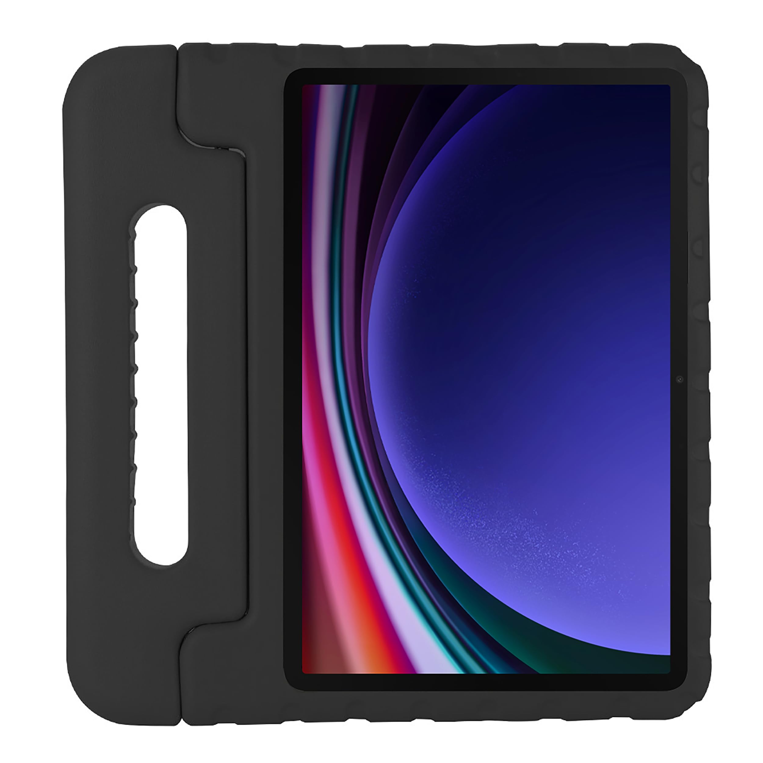 Tablet-Hülle für Kinder geeignet für Samsung Galaxy Tab S9 / S9 FE / S10 FE / S10 Lite - Kinderhülle Tablet Classic - Schwarz