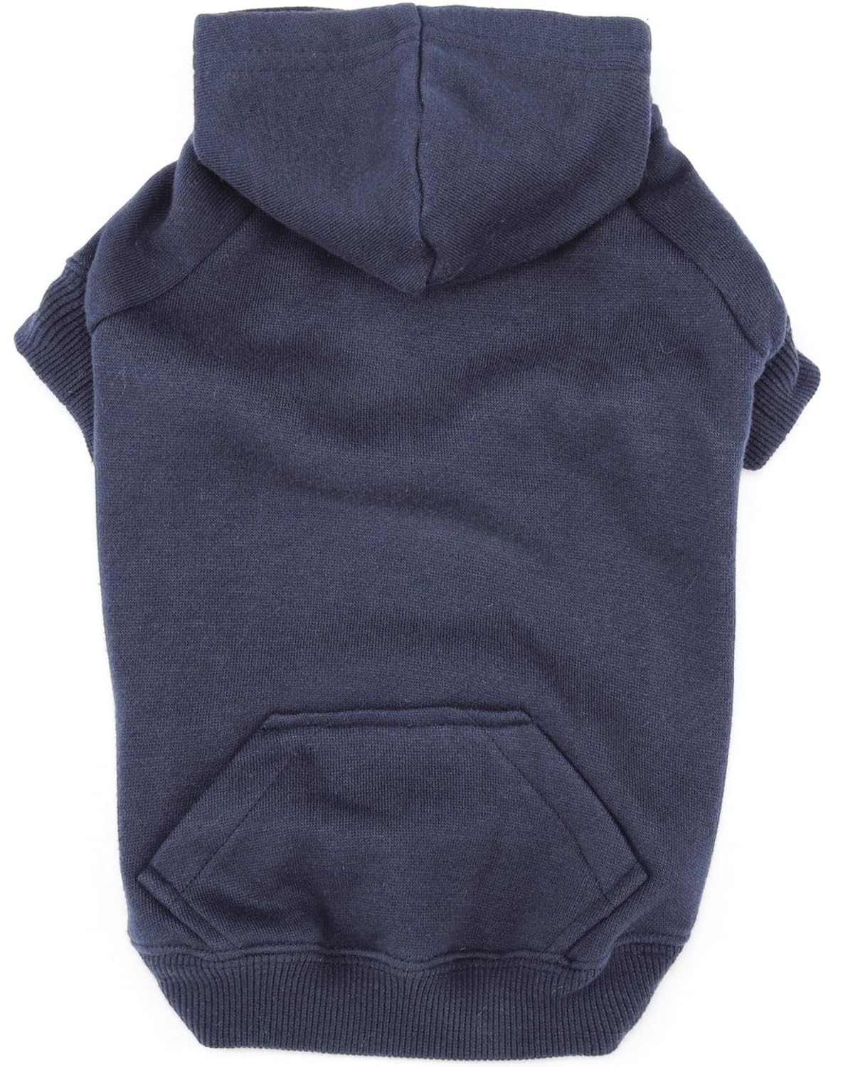 Casual Canine Moletom básico para cães, 40 cm, médio, azul marinho