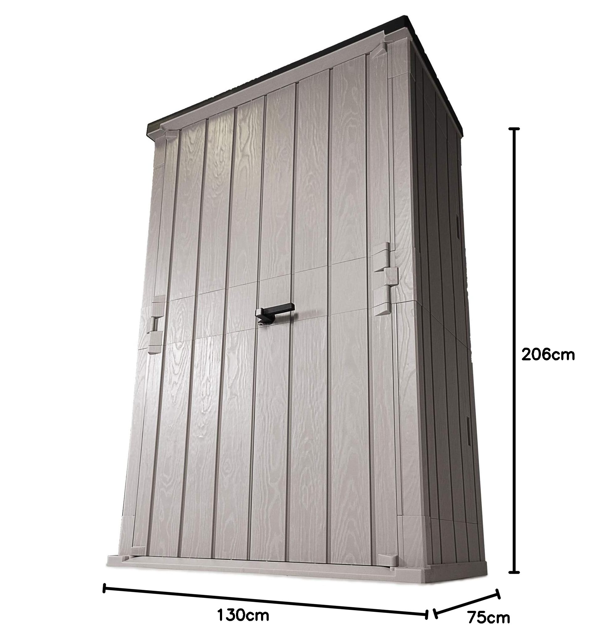 Ondis24 Storer Basic/Basic XL/High Storer Basic Boîte de Rangement verrouillable pour 2 poubelles 1670 Liter Anthracite