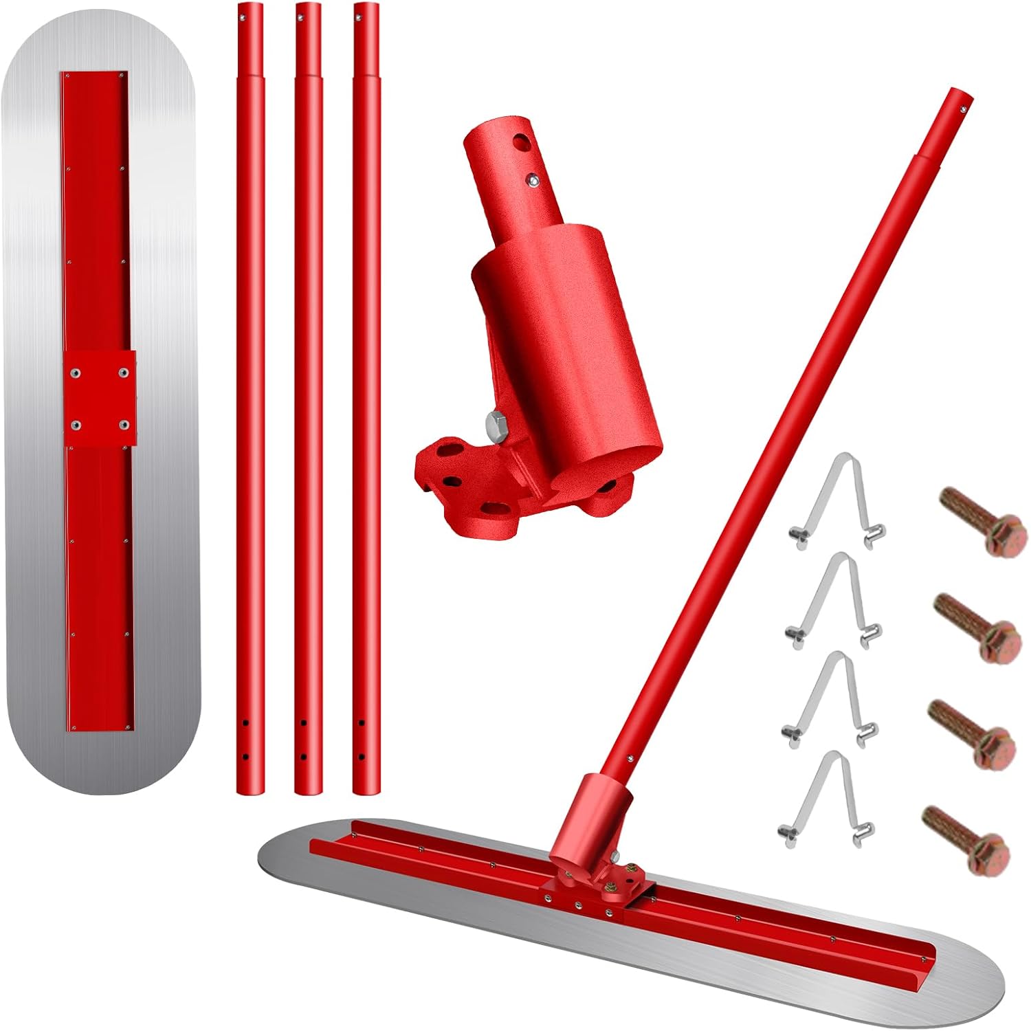 Composite Skimming Blade Combo Stainless Steel 12.79 * 73.22 * 2.36 inches Holder Pro-Grade Stainless Steel Sturdy and Durable Drywall Skimming Tools for Smoothing Wall and Ceiling