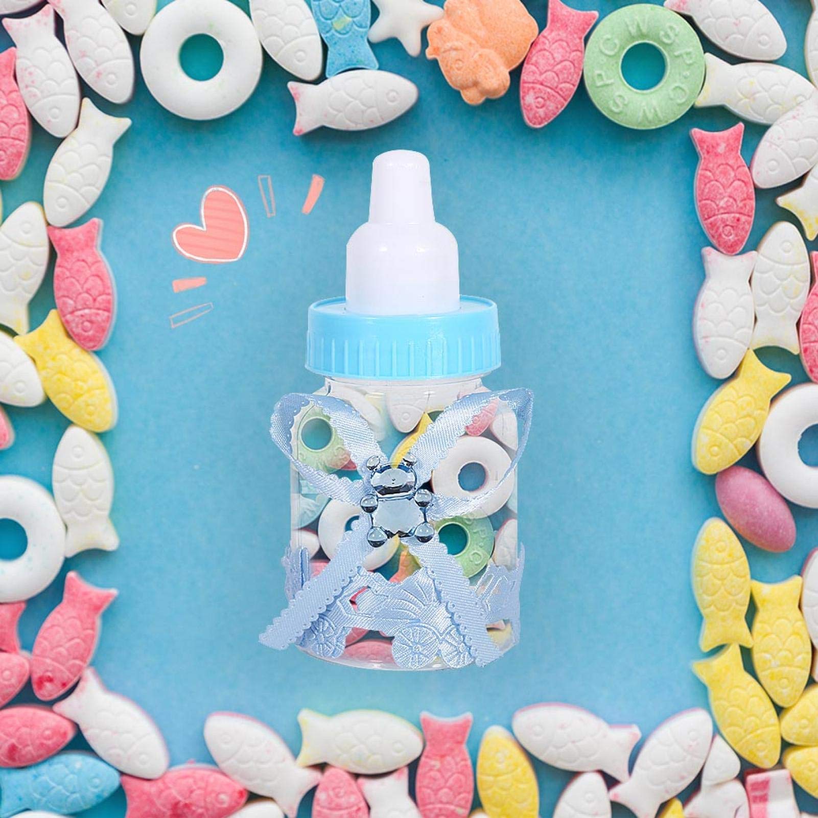 50Pcs Laser Cut Baby Girls Shower Party Candy Box It Is a Girl Gift Candy Box Ba