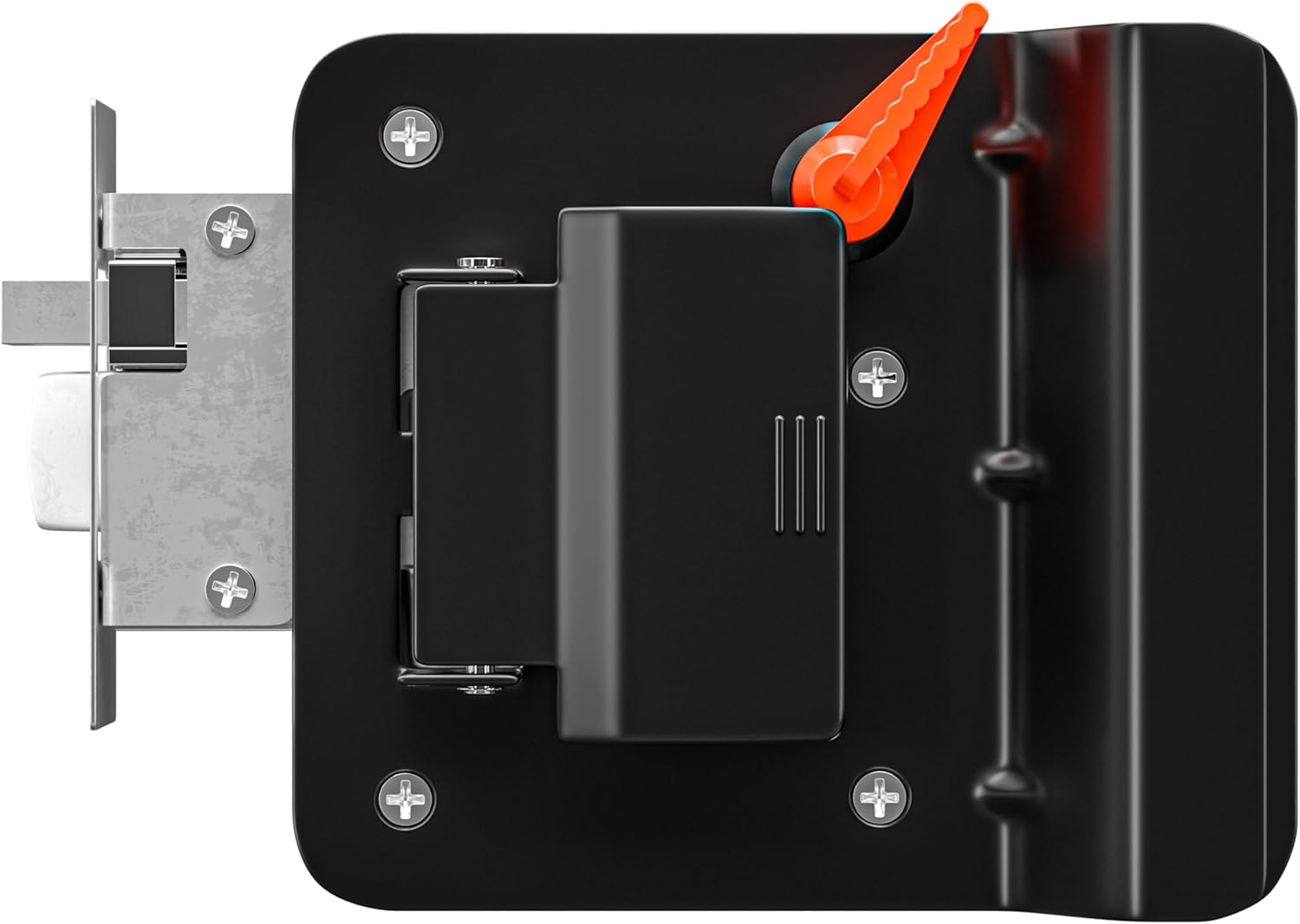 RV Travel Trailer Entry Door Lock Polar Chrome Paddle Deadbolt