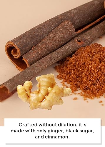 Miniatura 4 de Korean Food Damccot Palitos de té de jengibre, 8.82 oz (8.8 oz en total, 10 x 25 g0.9 oz cada uno)  Concentrado y auténtico extracto de jengibre
