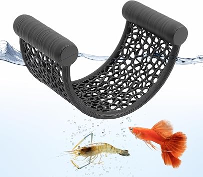 Aquarium Floating Betta Fish Skins, Suitable for Fighting Fish, Shrimp, and Small Fish Multi-Functional Hammock, Aquarium Hiding Feeding Decorative Accessories Black