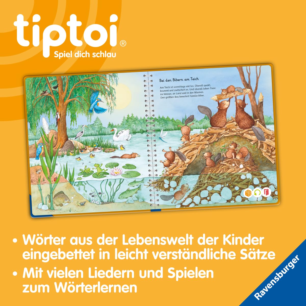 tiptoi® Mein Wörter-Bilderbuch Tiere