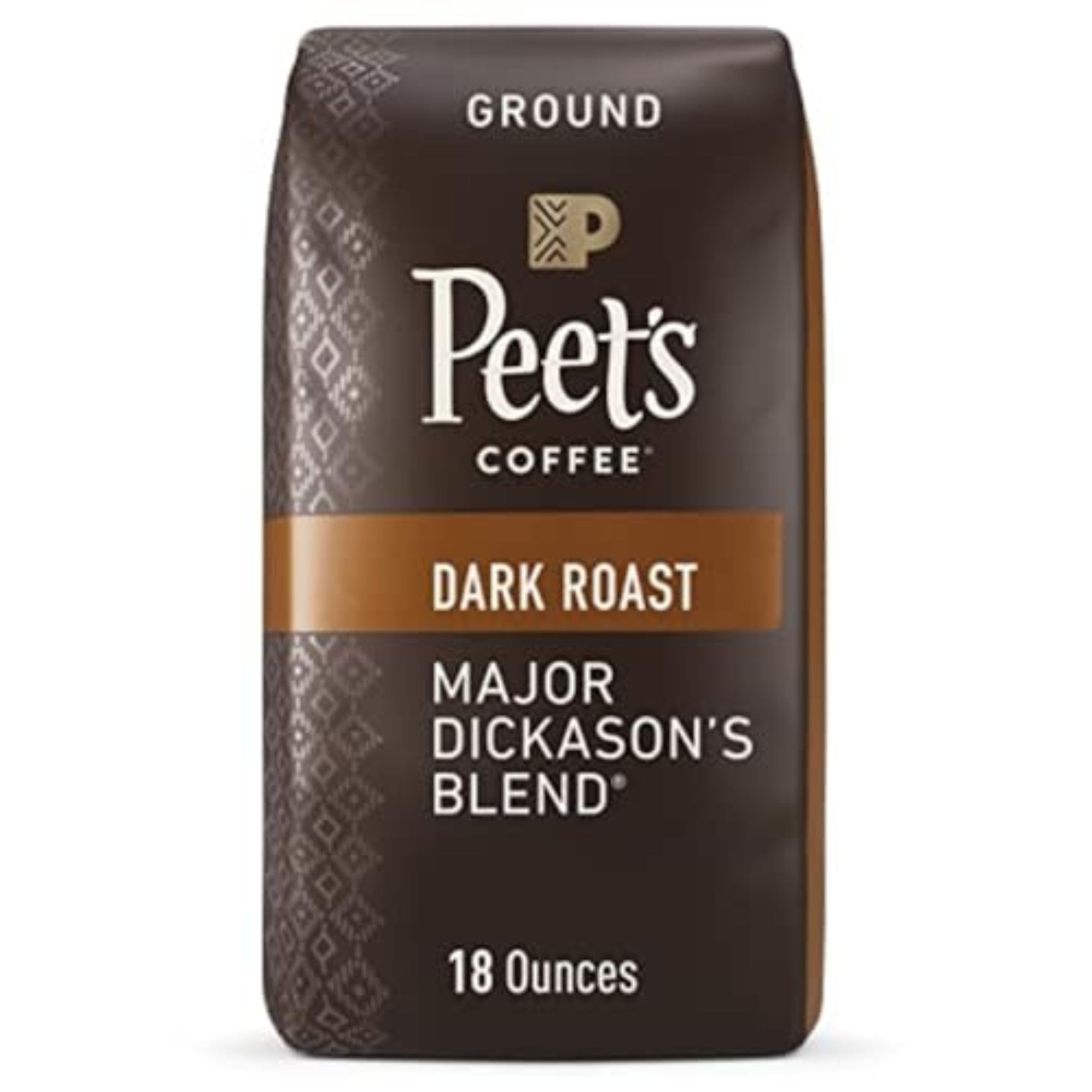 Peet's Coffee Major Dickason's Blend, Dark Roast Ground Coffee, 12 oz