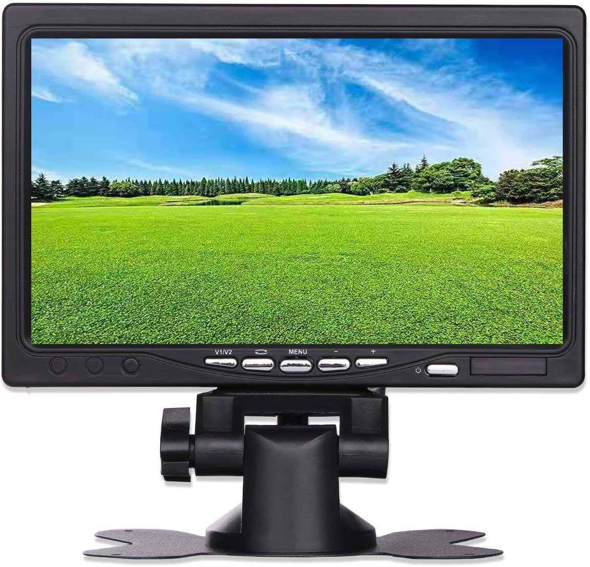 7 inch Small Portable HDMI VGA 1024x600 HD LCD Monitor for PC Laptop, TV, Security Camera, Raspberry pi 3 Display Screen Monitor, Video HDMI Monitor, Build in Speaker