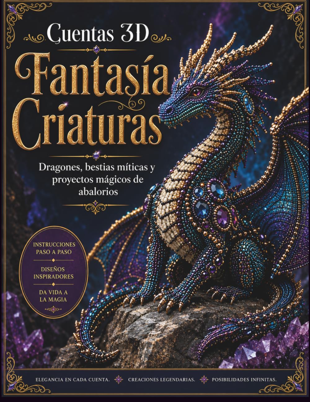 Cuentas 3d Fantasía Criaturas: Dragones, bestias míticas y proyectos mágicos de abalorios