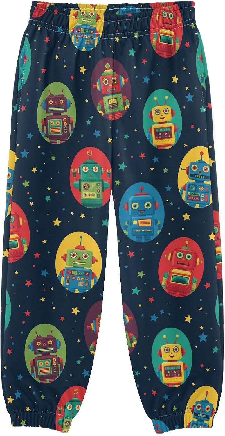 Boys Athletic Pants Joggers Sweatpants with Pockets Casual Kids Sports Active Sweat Pant for School Workout 3T -10Y