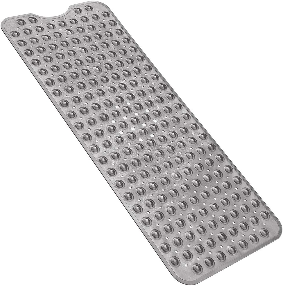 Tapis De Bain Antidérapant Avec Ventouses Murales Et Facile à Nettoyer