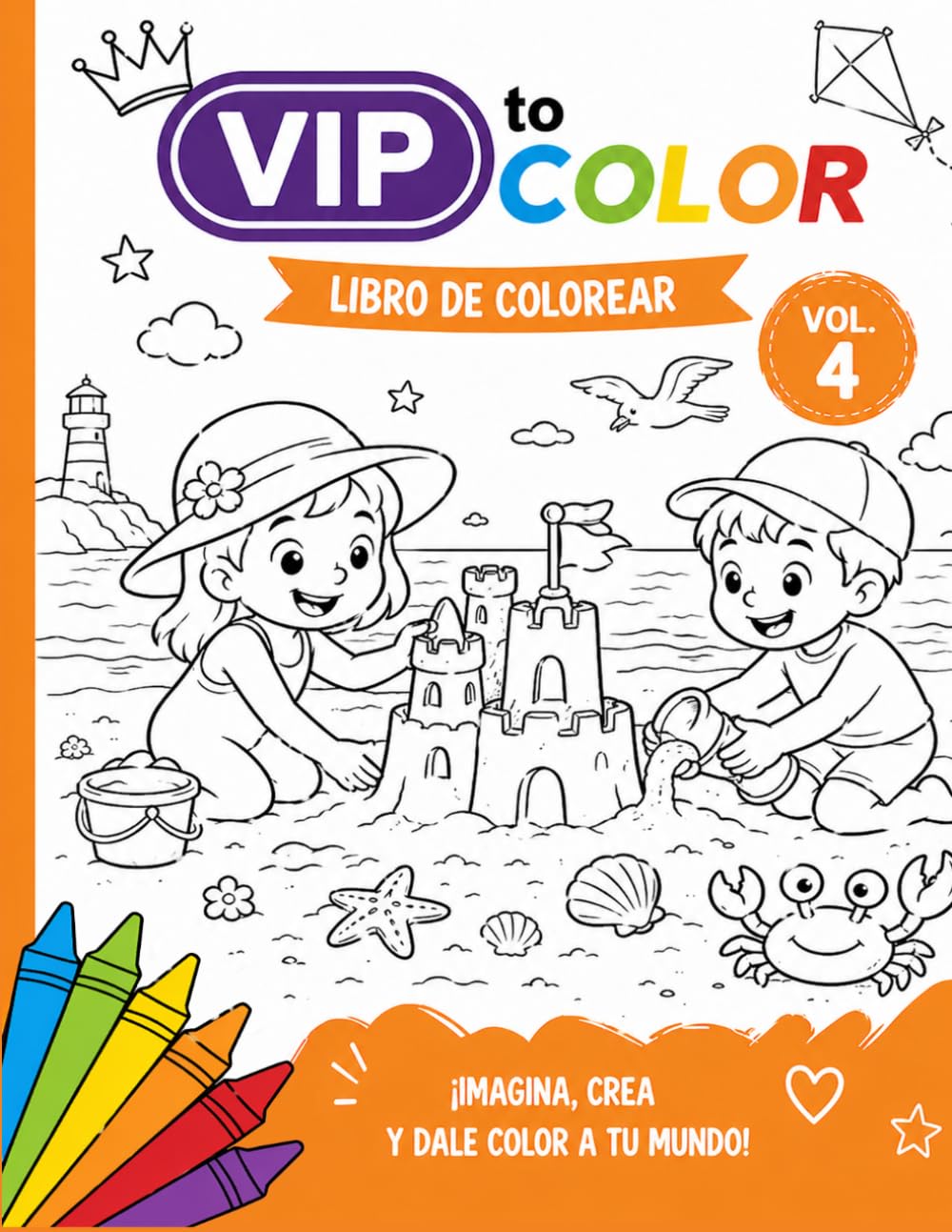 Libro para colorear VIP: Volumen 4 (VIP to COLOR – Colección de Libros para Colorear (Vol. 1–5))