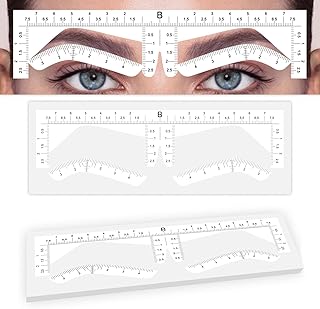 Calcomanías desechables para regla de cejas p...