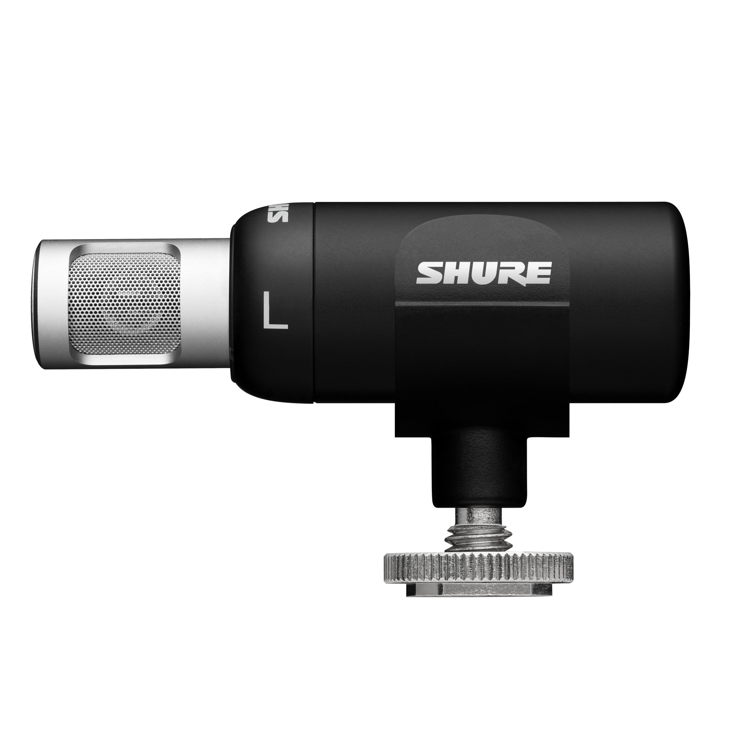Shure MoveMic 88+ Micro Stereo sans Fil - Enregistreur Audio Professionnel pour Film/Enregistrement sur Le Terrain, interviews, 4 directivités | Compatible avec iOS/Android Via Les Applications Motiv