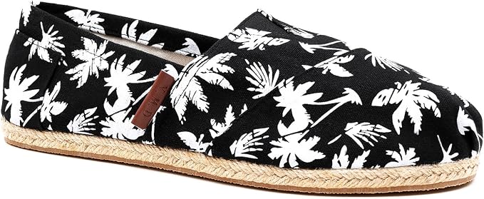 Evoga Scarpe espadrillas uomo artigianali casual nero floreali sneakers  mocassini estivi (42) : Amazon.it: Scarpe e borse