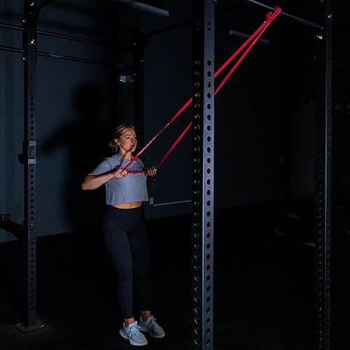 Vista 25 de SERIOUS STEEL FITNESS Banda asistida de 41 pulgadas, resistencia y estiramiento, bucle de asistencia de levantamiento de potencia y pull-up