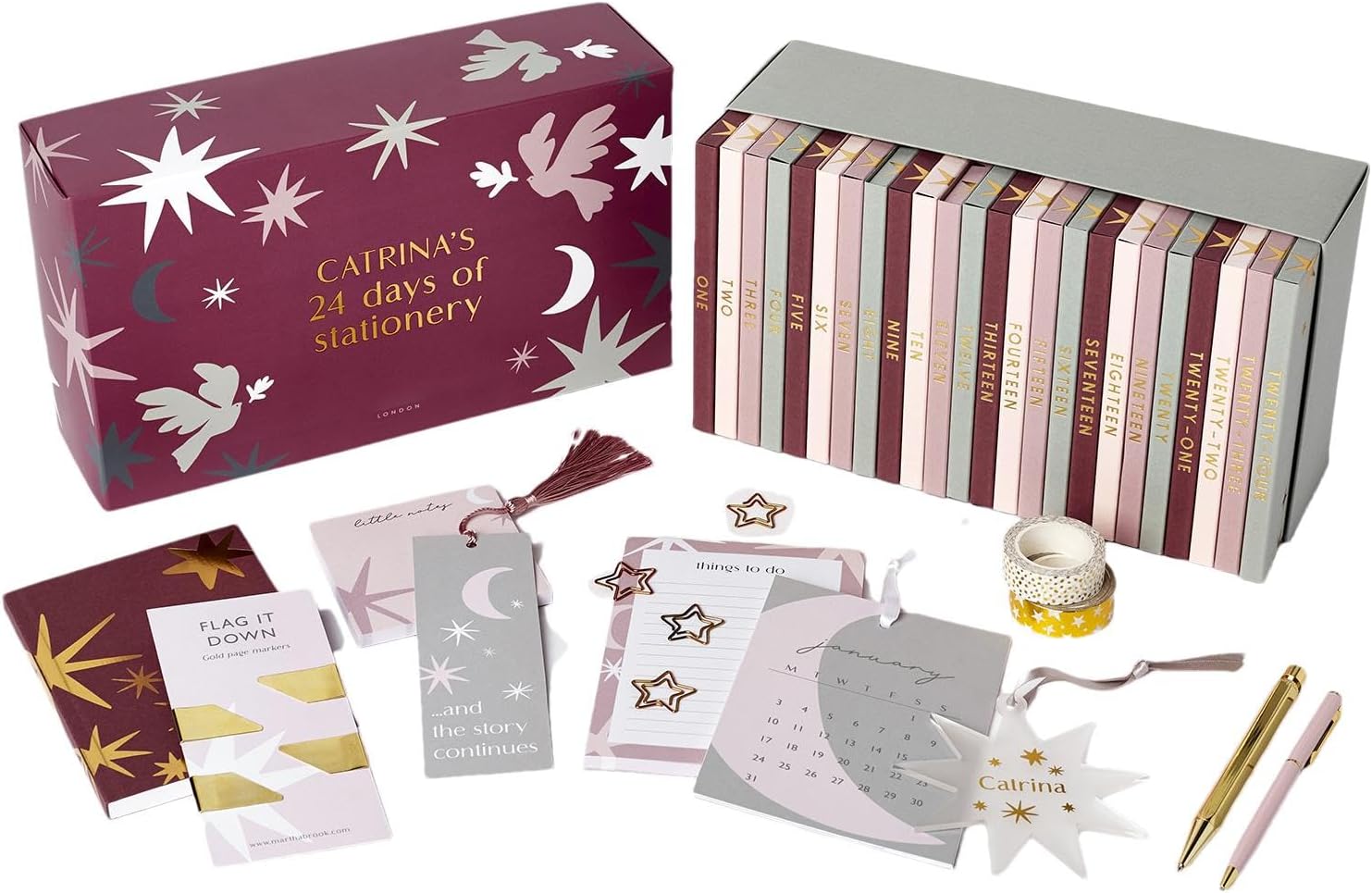 Stationery Advent Calendar 2024, Christmas Stationery Advent Calendar