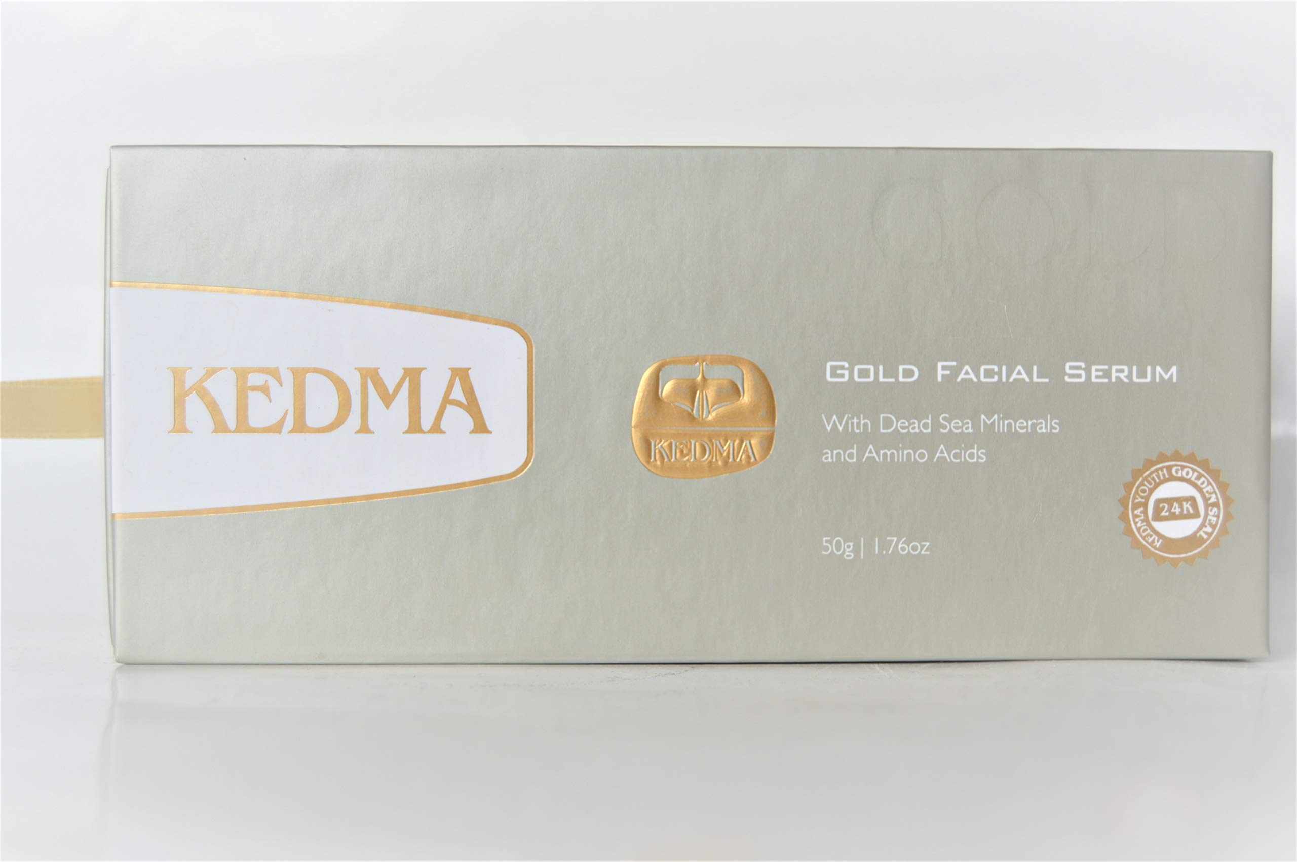 Kedma - Serum do twarzy z 24-karatowym złotem, Q10 i multiwitaminami - Ujędrniające i przeciwstarzeniowe - 60 ml