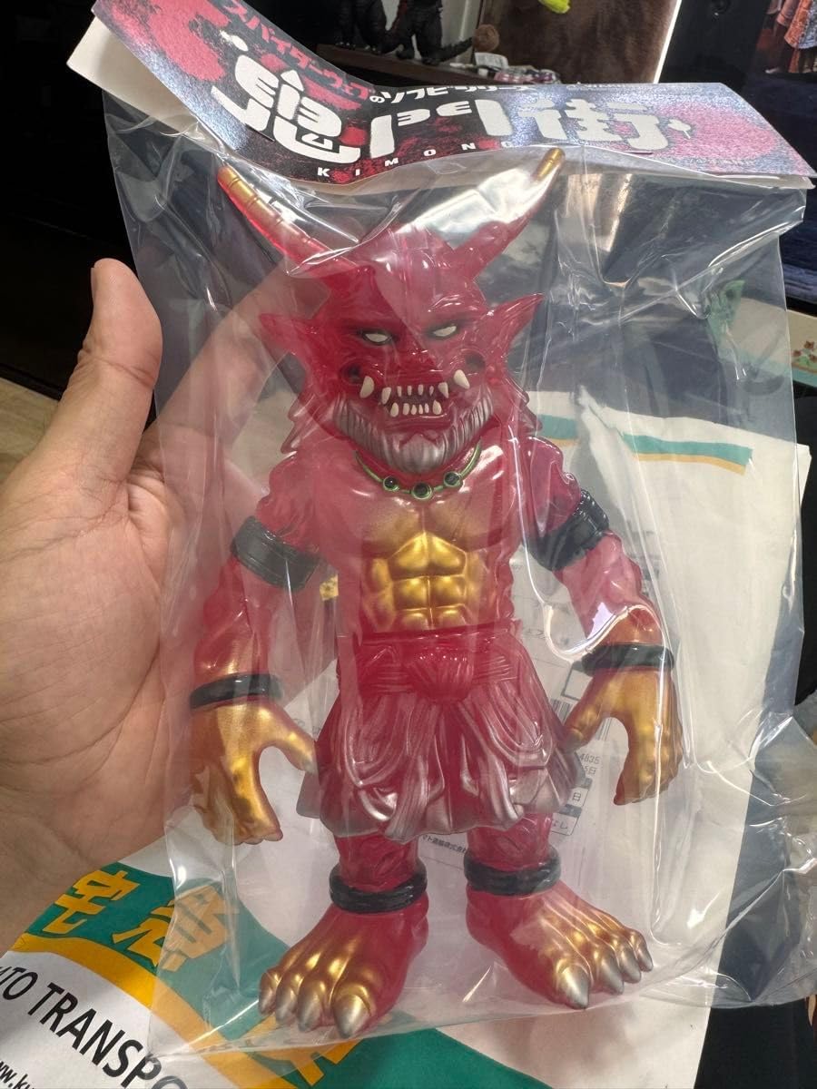 スパイダーウェブ ソフビシリーズ 鬼門街 豪鬼 ソフビフィギュア 炎熱