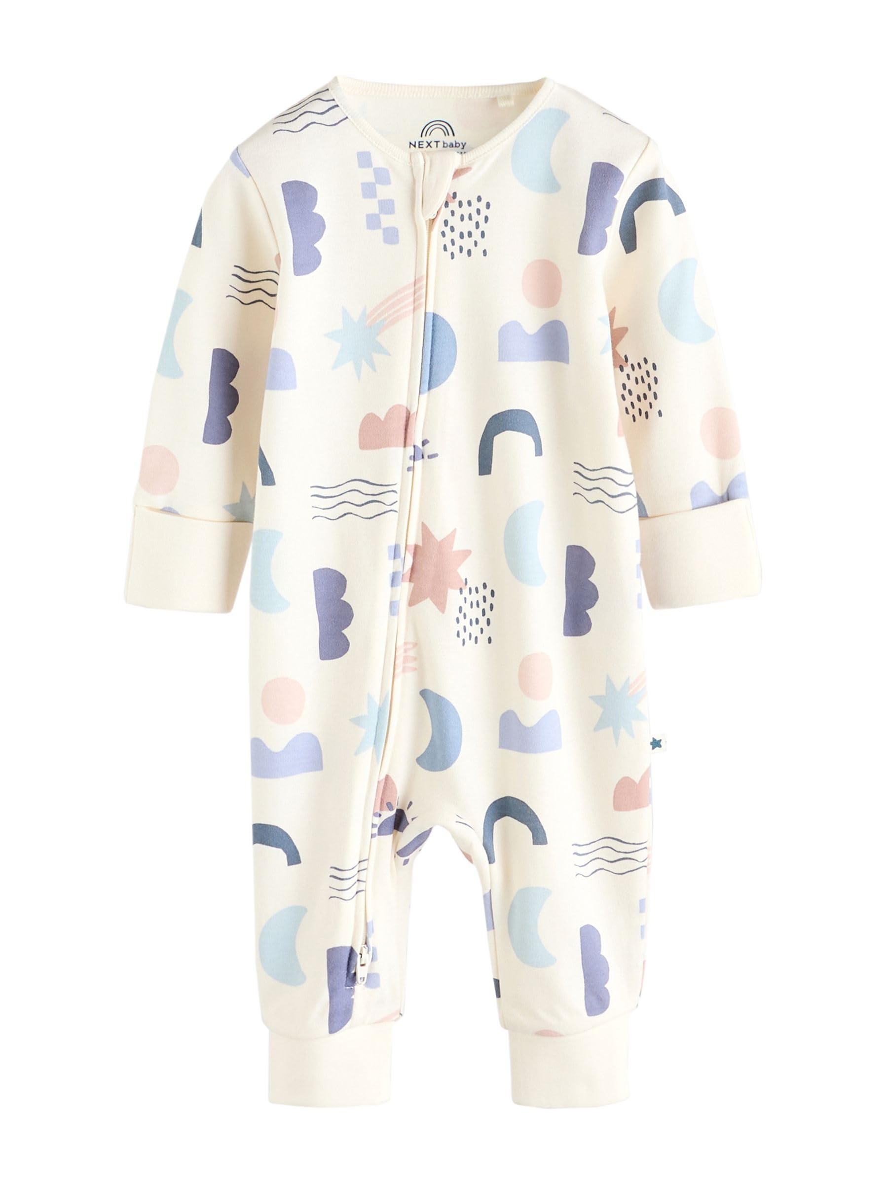 NEXT Bambini Confezione da 4 Tutine Senza Piedini per Neonati con Zip bidirezionale