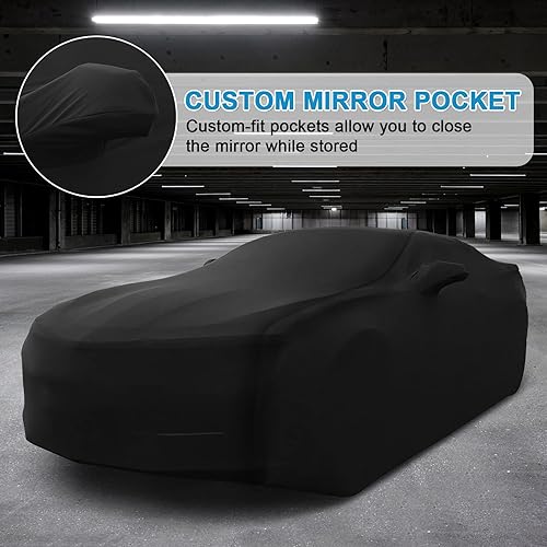 Miniatura 10 de Funda de repuesto para automóvil interior para Chevy Camaro 2010-2023, lujosa funda de satén elástico de ajuste personalizado para interior a prueba