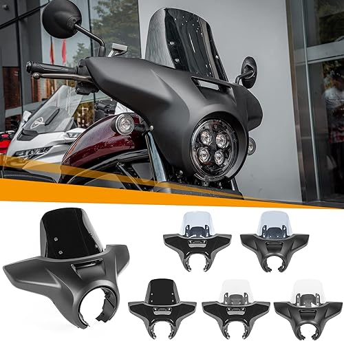 TAZGANTAX Parabrisas de carenado delantero de motocicleta para máscara REBEL1100, visera de parabrisas deflector de viento, protector de pantalla