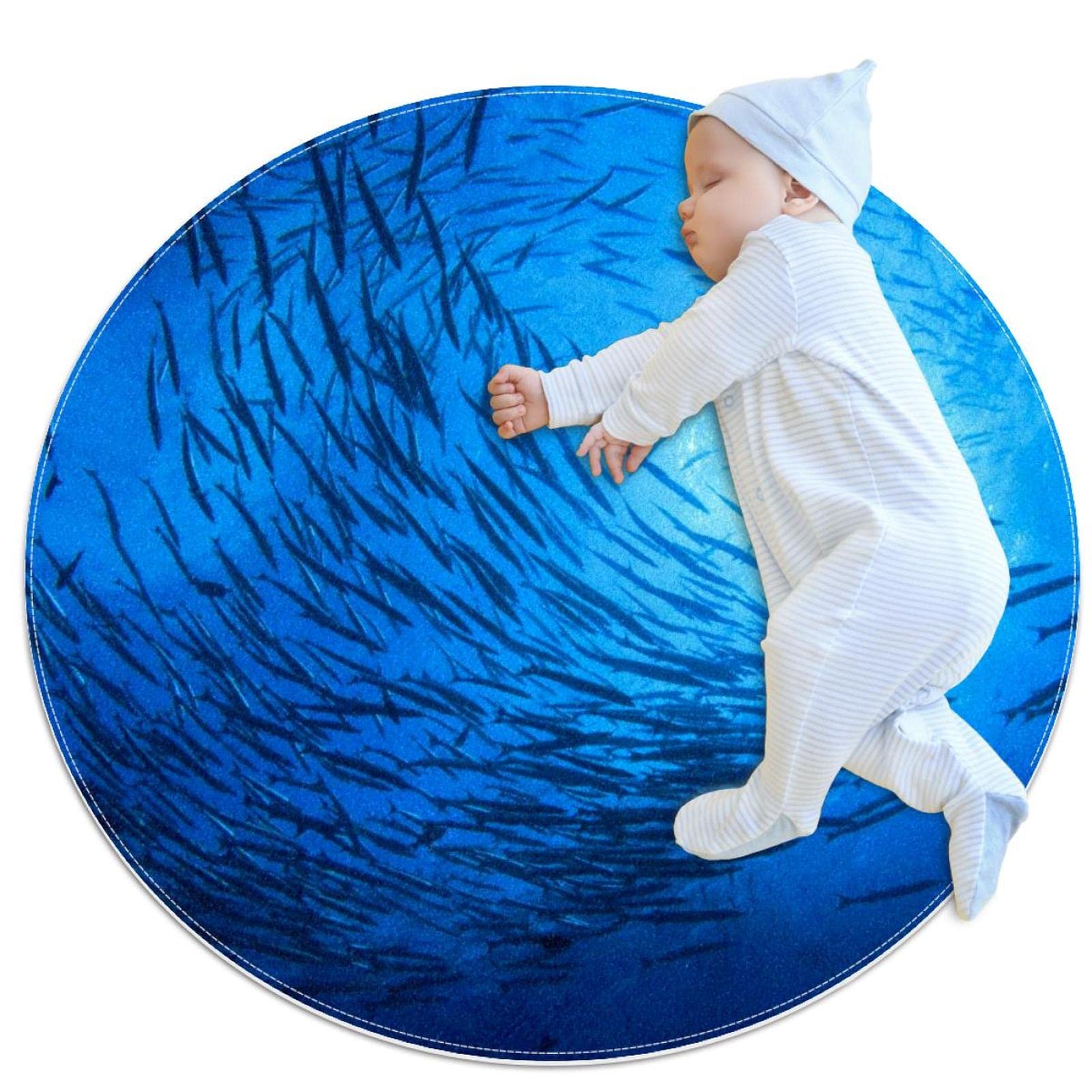 Tapis poisson sous l'eau pour chambre d'enfant et salle de jeux