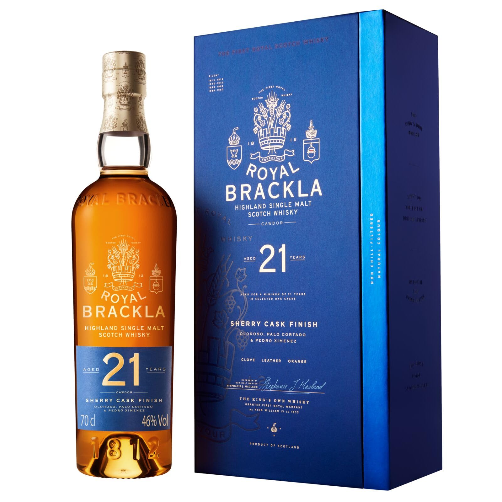 Royal Brackla 21 Year Old Highland Scotch Single Malt Whisky