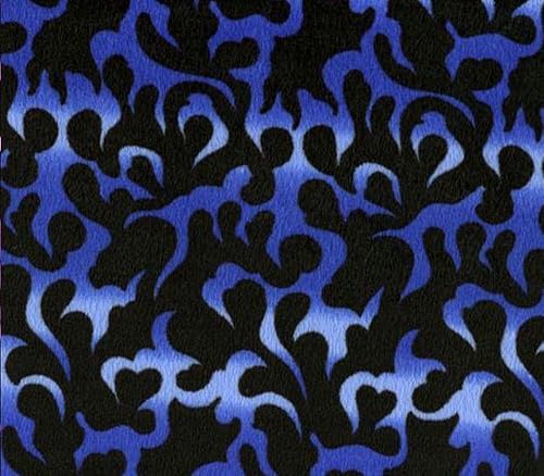 Tela Velboa de piel sintética de fuego de fuego azul real/60 pulgadas de ancho/vendido por The Yard