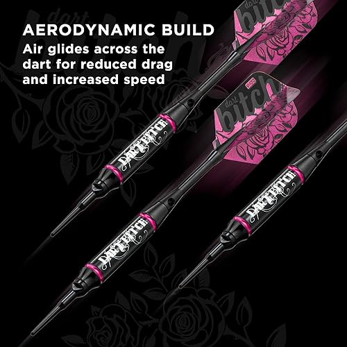 Miniatura 10 de Viper Vanity - Dardos de punta suave con estuche de almacenamientoviaje Dart Bitch, 0.56 oz