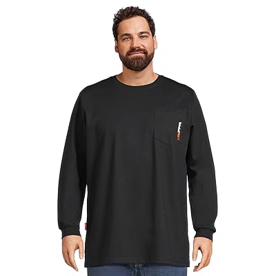 Timberland PRO FR Cotton Core Long Sleeve Pocket T Shirt Men