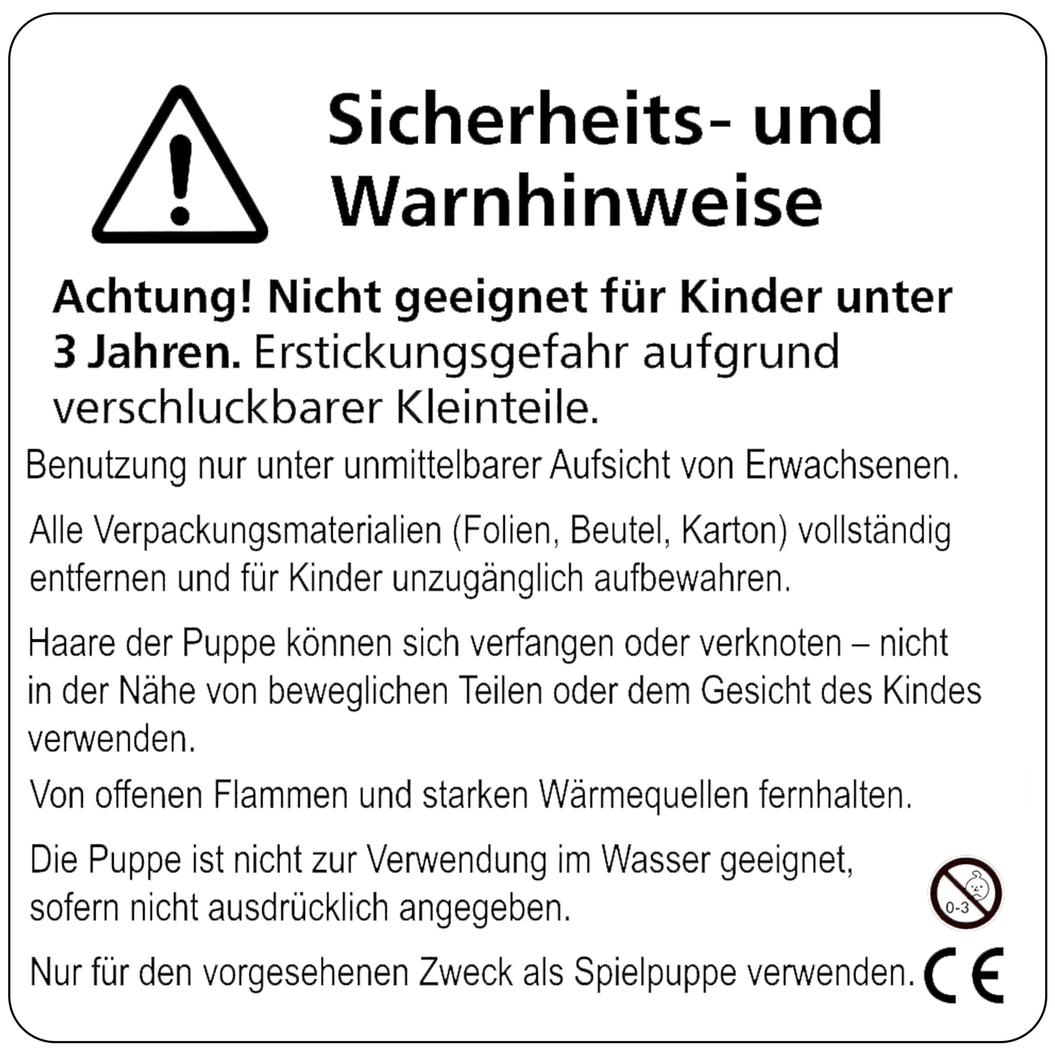 Krause & Sohn Hochwertige Puppe Spielpuppe 18-47 cm blond brünett rothaarig mit Vinylkörper Anziehpuppe für Kinder Spielzeug (Lilly - 47 cm)