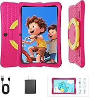Vista 8 de DigiLand Android 15 Kids Tablet, tabletas de 10.1 pulgadas, 6 GB de RAM+32 GB de ROM (ampliar a TF), control parental, software para niños