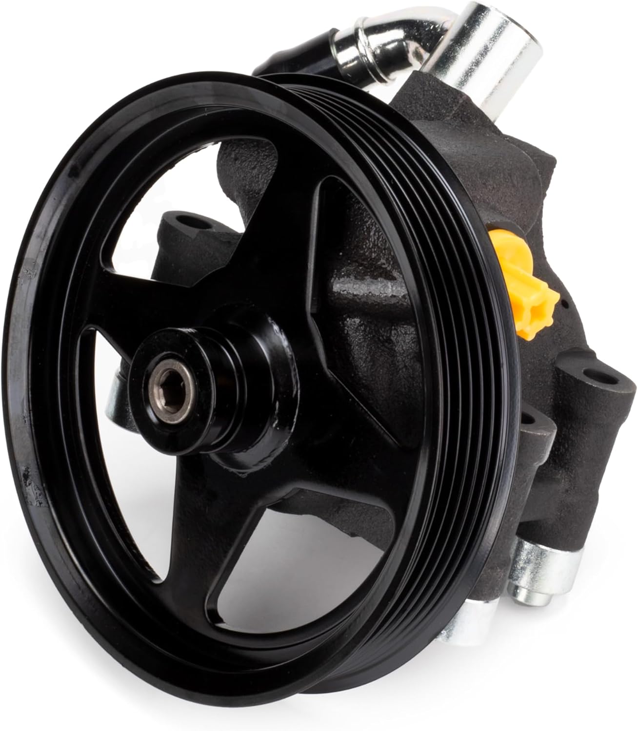 Power Steering Pump with Pulley Compatible with Ford F-150 F150 2009 Lobo 2009 V8 4.6L 5.4L, Replace # 9L3Z3A674B 20386