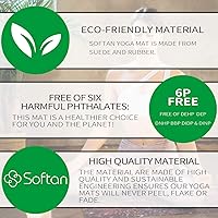 Vista 6 de Skylinewears Esterilla de yoga antideslizante TPE Yoga Mat-Yoga Mat bolsa y toalla de deporte frío Eco Friendly ejercicio y entrenamiento Mat