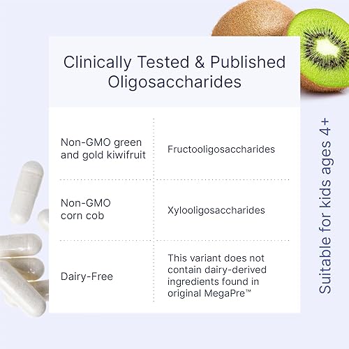 Miniatura 4 de Microbiome Labs MegaPre DF - Suplemento de fibra prebiótica sin lácteos - Prebióticos de salud intestinal para mujeres, hombres y niños mayores de 3